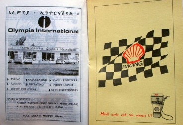 Ethiopien Highland Rally Convolut 1968 four Racingprograms Driverdocuments (1339)